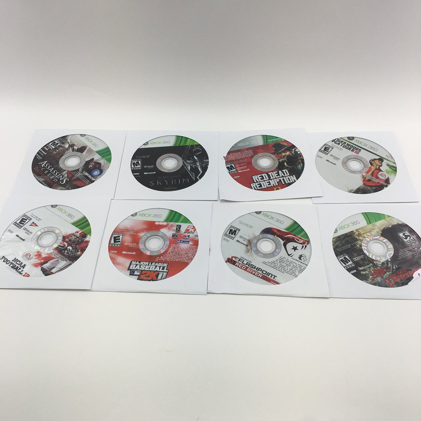Lot of 53 Loose Disc Microsoft Xbox 360 Games [Call of Duty, Doom3 and More]