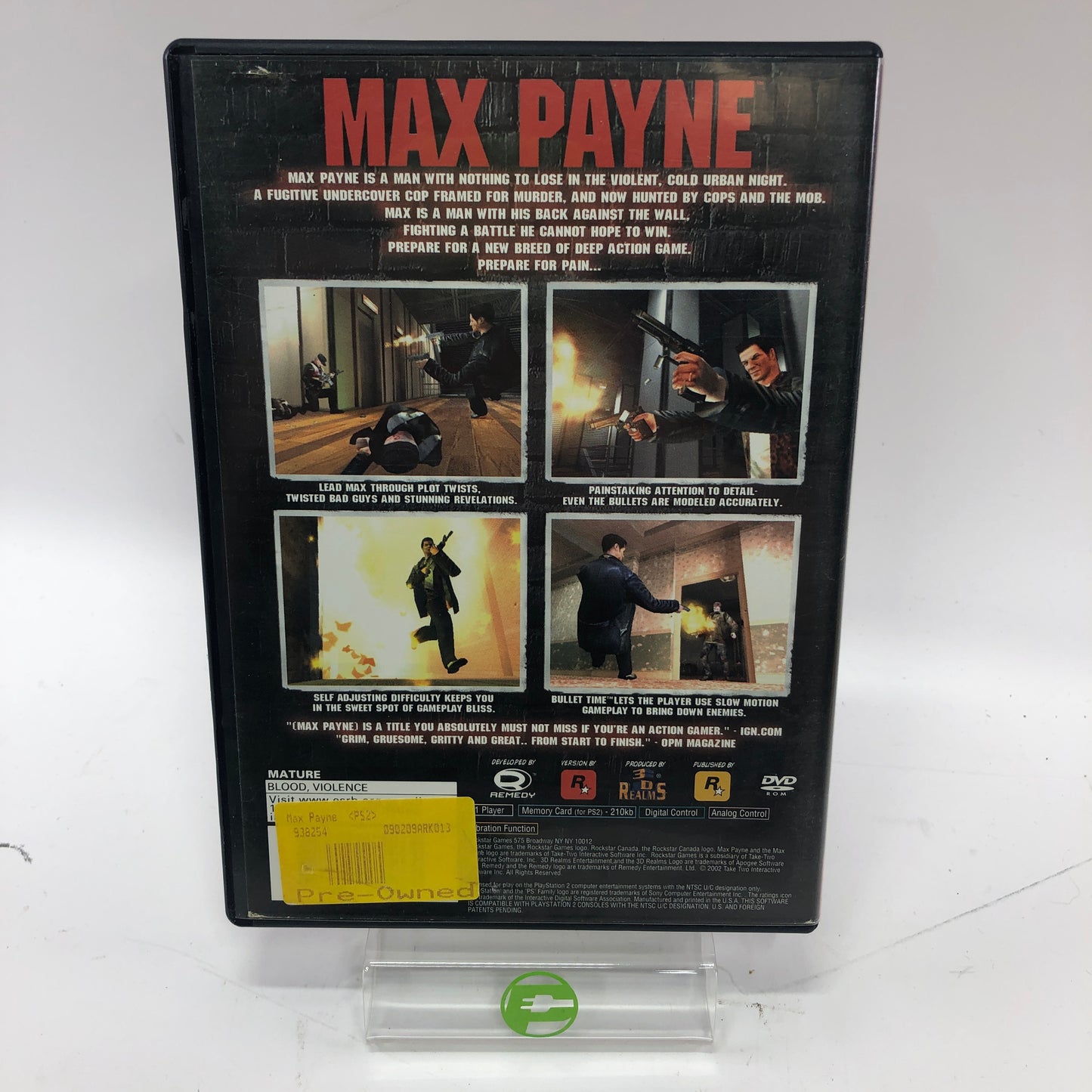 Max Payne Collection [Max Payne, Max Payne 2] CIB, Sony PlayStation 2 PS2 Games