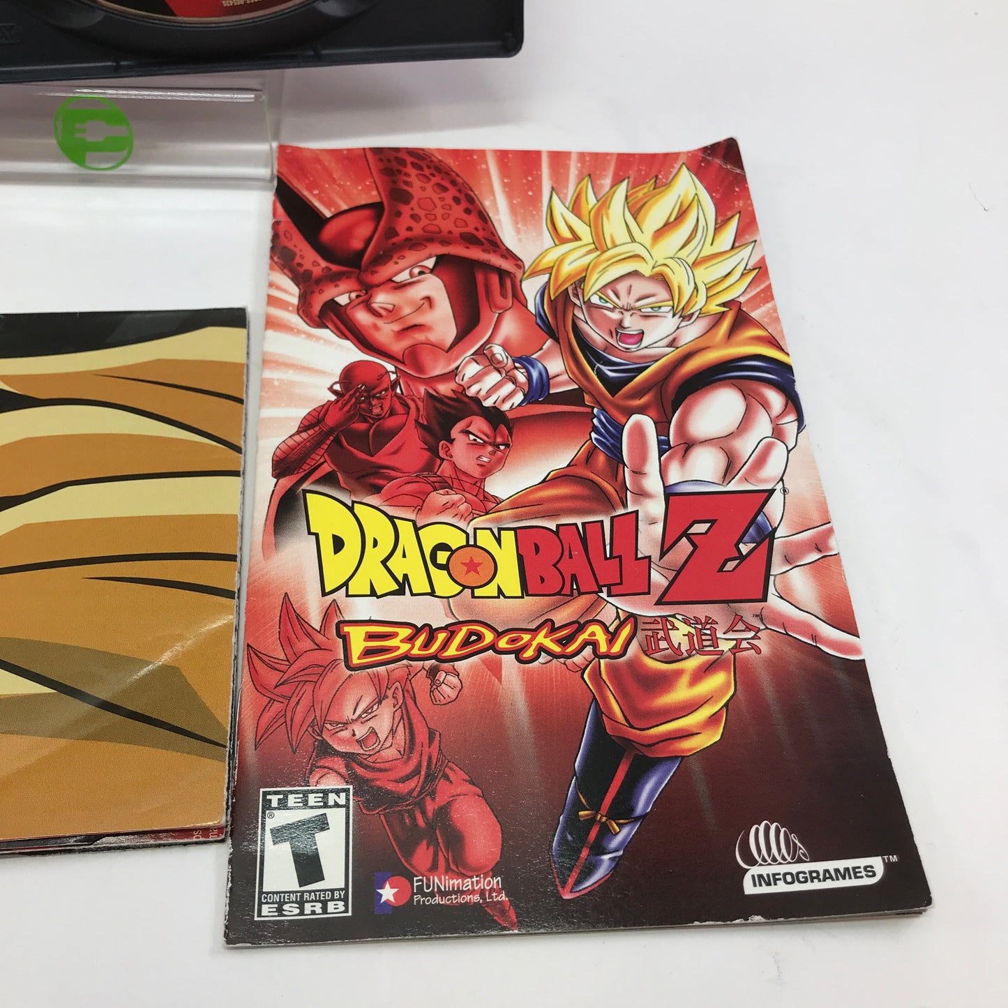 Dragon Ball Z Budokai (Sony PlayStation 2 PS2, 2002) w/ Manual and Poster