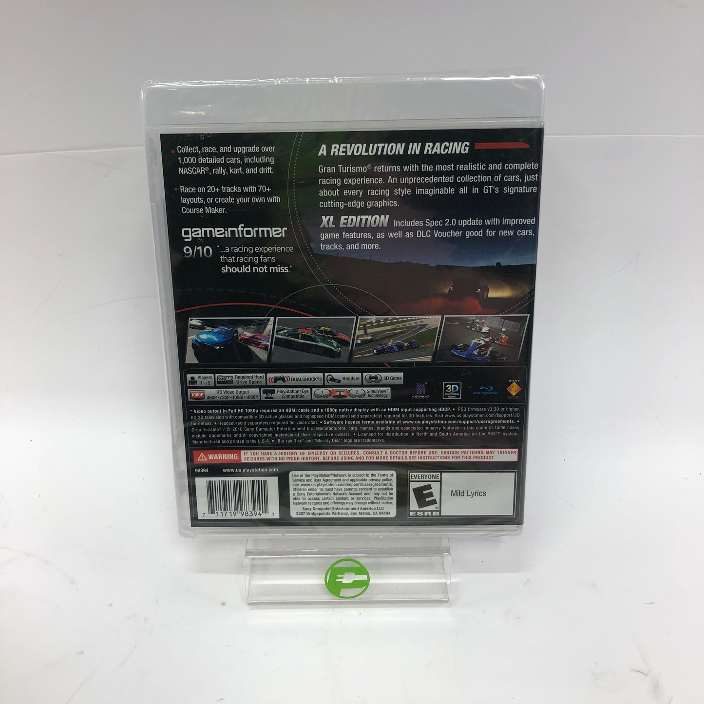 New Gran Turismo 5 [XL Edition] (Sony PlayStation 3 PS3, 2012) Factory Sealed