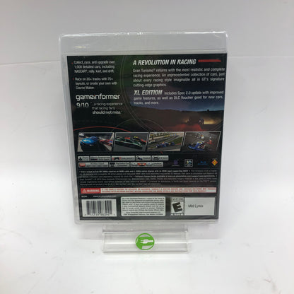 New Gran Turismo 5 [XL Edition] (Sony PlayStation 3 PS3, 2012) Factory Sealed