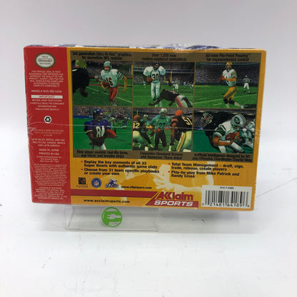 New NFL Quarterback Club 2000 (Nintendo 64 N64, 1999) Factory Sealed