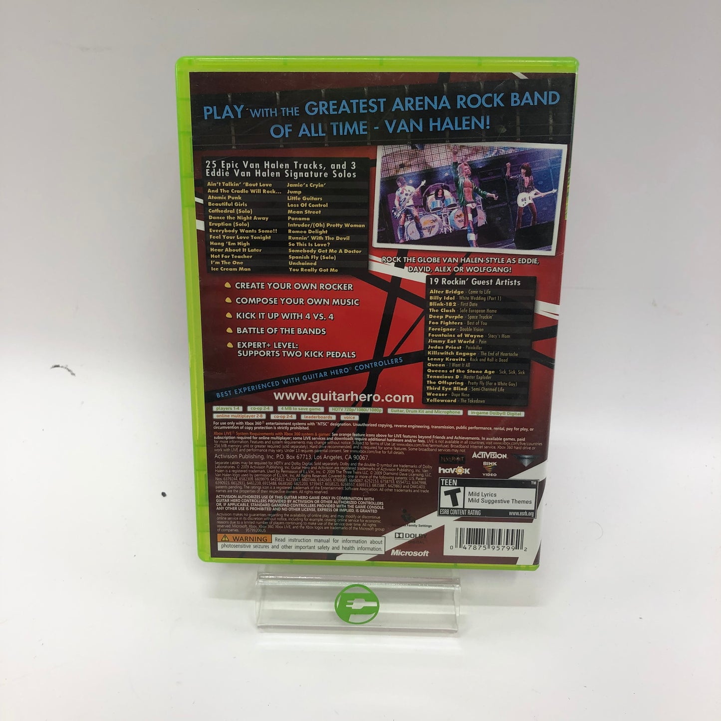 Guitar Hero Collection[II, III, 5, Van Halen, Aerosmith]Microsoft Xbox 360 Games