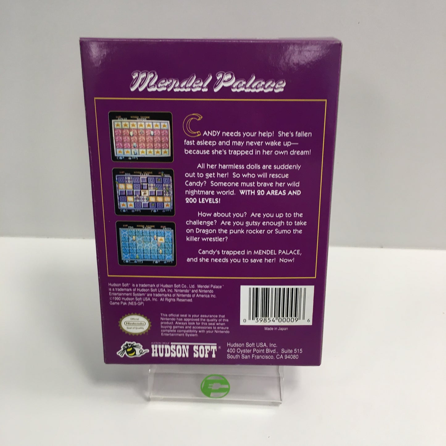 Mendel Palace (Nintendo NES, Tested Works