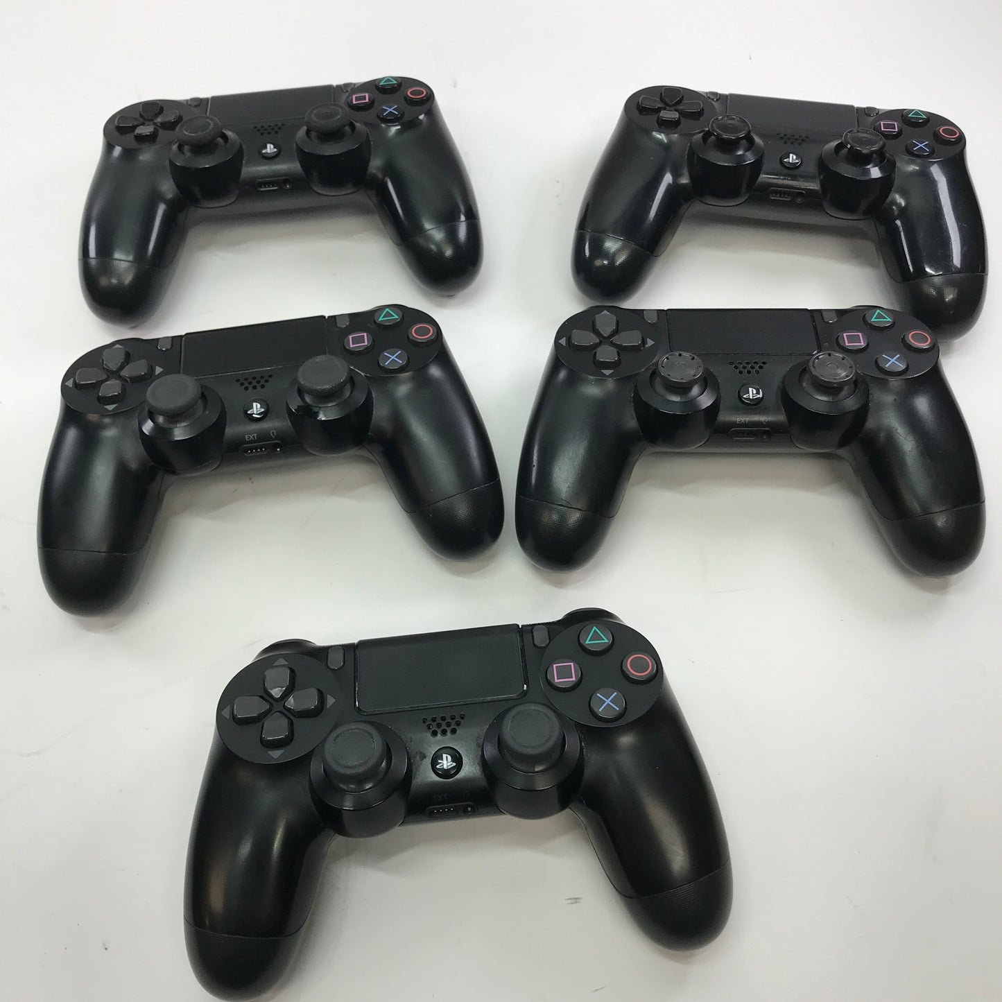 Broken Lot of 5 Sony PlayStation 4 PS4 Wireless Controllers