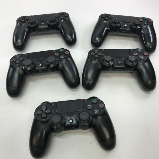 Broken Lot of 5 Sony PlayStation 4 PS4 Wireless Controllers