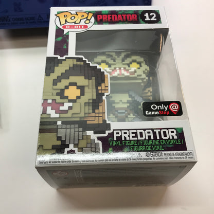 New Funko Pop  8-bit Preadator  Collectable Vinyl Figure w Lanard and Socks #12