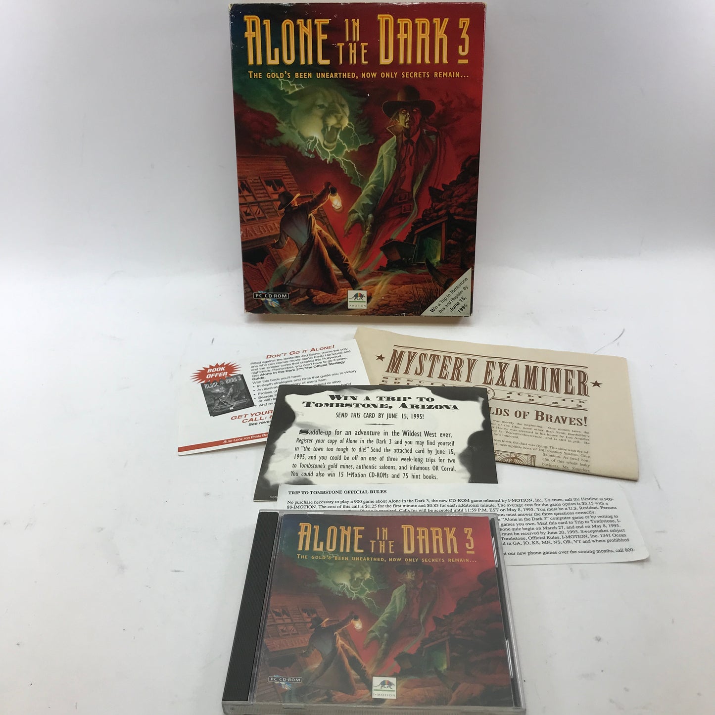 Alone In The Dark 3 (PC, 1993) Complete in Original Big Box, CIB