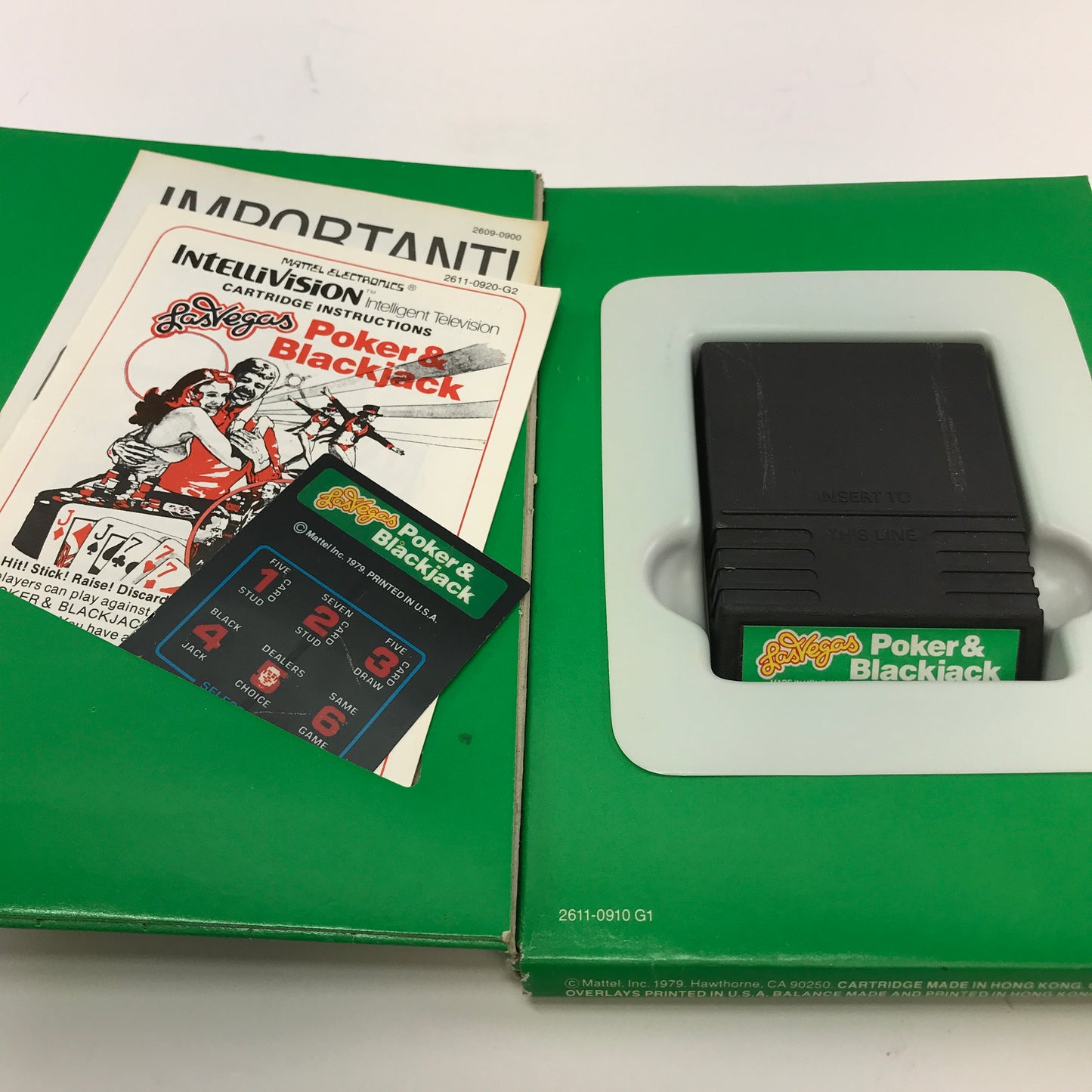Astrosmash and Las Vegas Poker & Blackjack  Intellivision Master Component Games