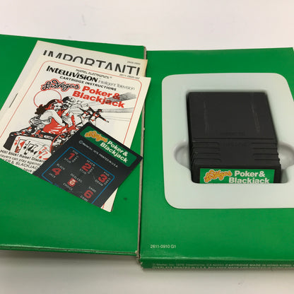 Astrosmash and Las Vegas Poker & Blackjack  Intellivision Master Component Games