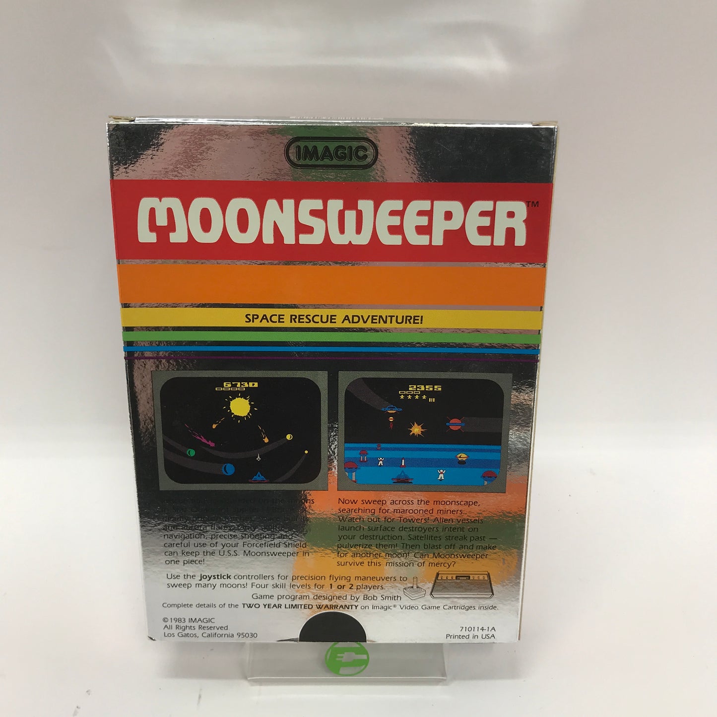 Moonsweeper Empty Vintage Box, Box Only (Atari 2600, 1982)