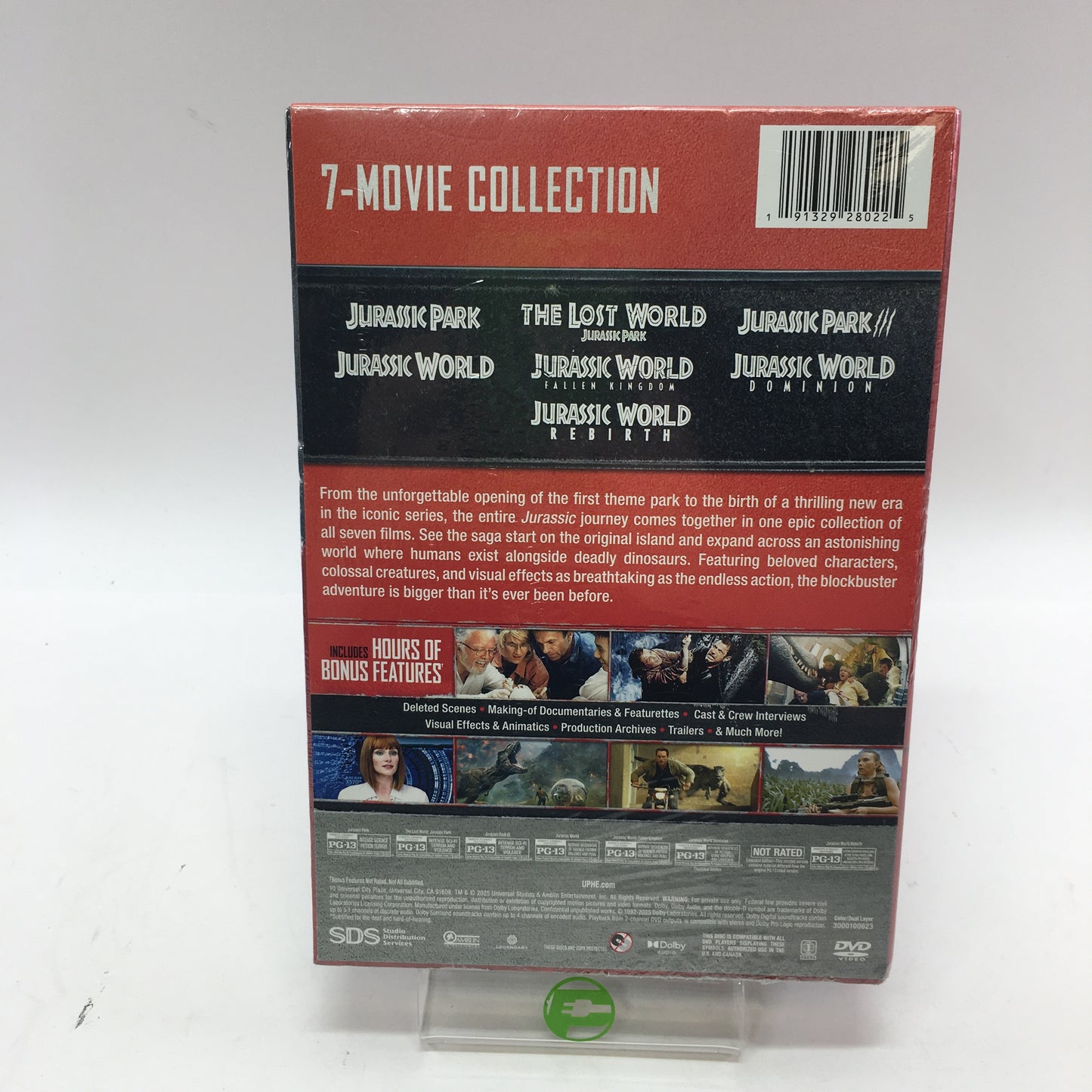 New Jurassic World 7 Movie Collection Factory Sealed w/ Original Plastic Wrap