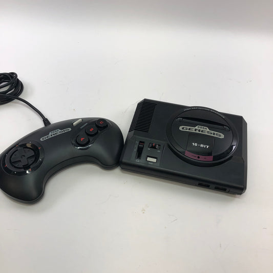 Sega Genesis 16-Bit Video Game Console Black MK-16000 w Controller