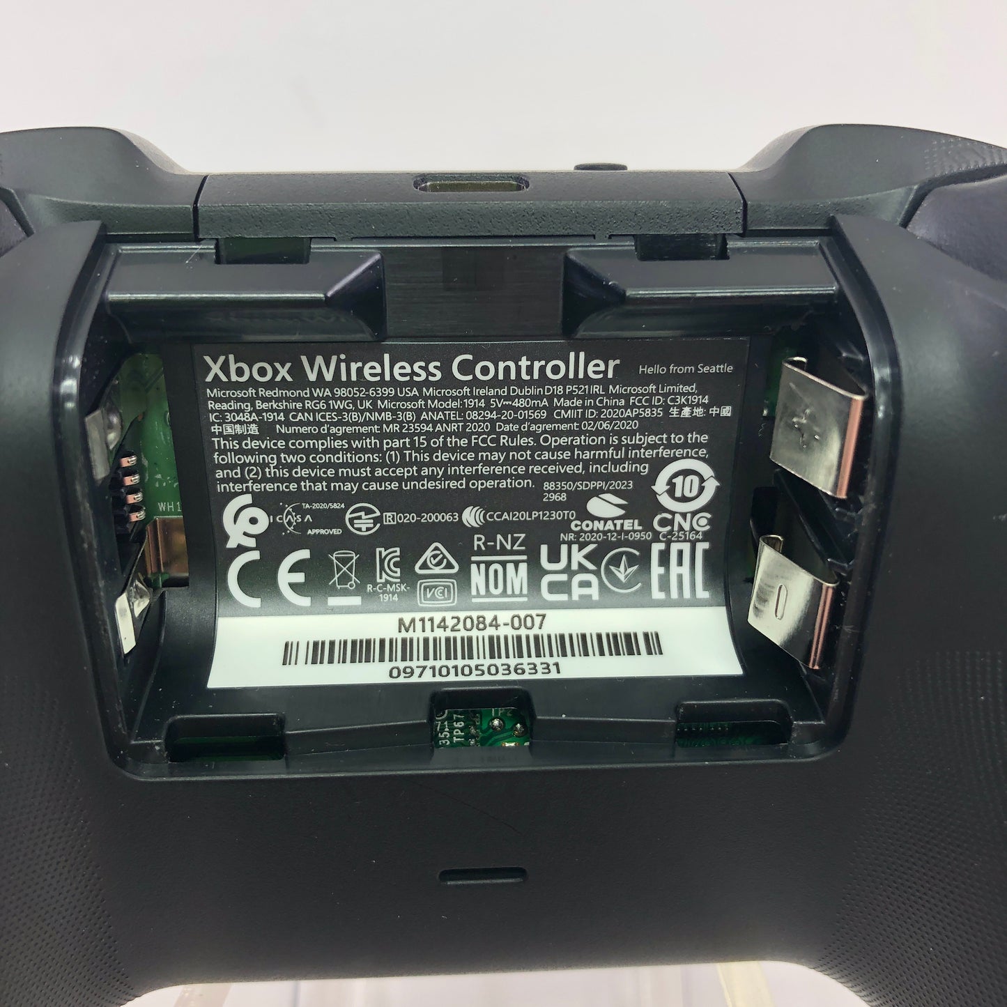 Used Lot of 3 Microsoft Xbox One Wireless Controllers Model 1914 Working