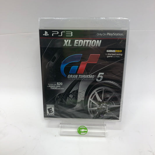 New Gran Turismo 5 [XL Edition] (Sony PlayStation 3 PS3, 2012) Factory Sealed