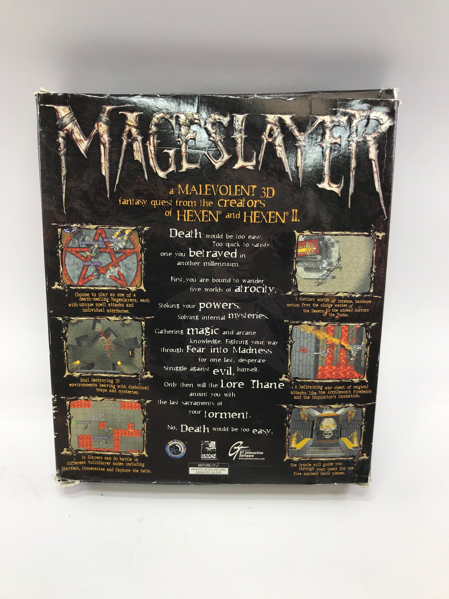 Mageslayer (PC, 1996) Complete in Original Big Box w/ Manual, CIB