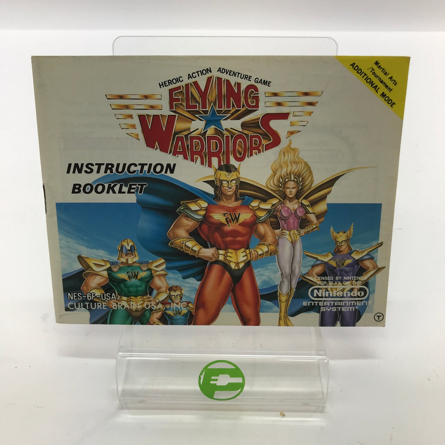 Flying Warriors (Nintendo NES, 1985) Tested Works
