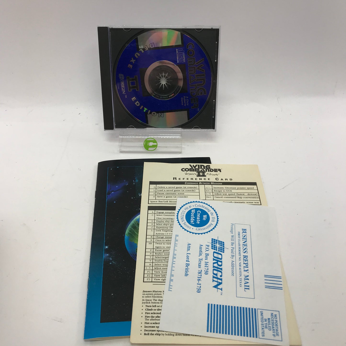 Wing Commander II: Vengeance of the Kilrathi [Deluxe Edition] (PC, 1991) CIB