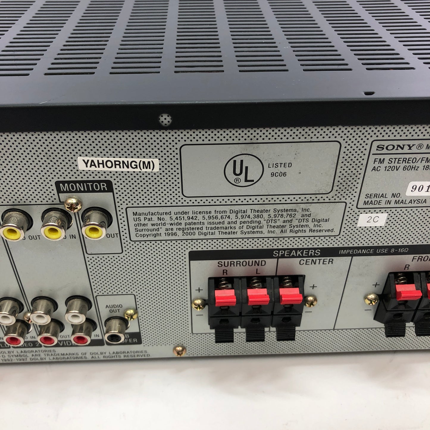 Sony Receiver STR-K740P FM Stereo/ FM-AM Receiver