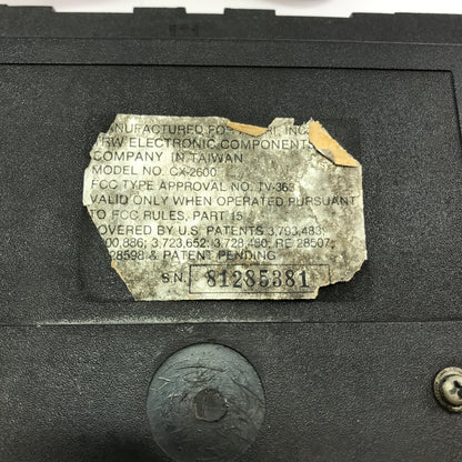 Atari 2600 w/ Paddle Controller, Super Action Controller and TI Joystick