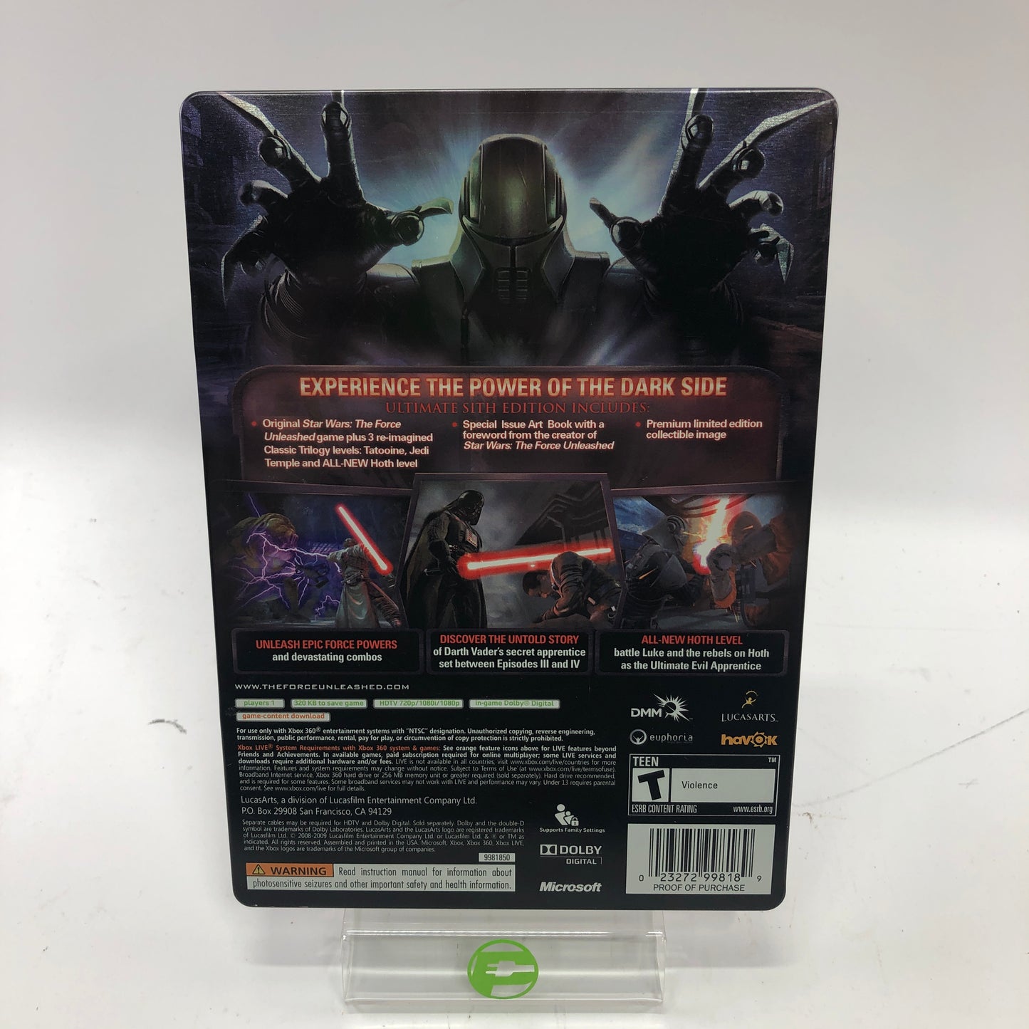 Star Wars: The Force Unleashed [Ultimate Sith Edition] (Microsoft Xbox 360 2009)