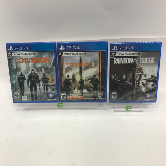 Tom Clancys Rainbow Six Siege, The Divison 1 and 2 Factory Sealed Collection