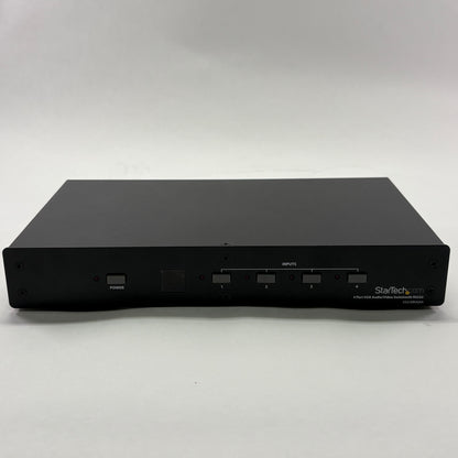 StarTech.com 4 Port VGA Video and Audio Switch w Control RS-232
