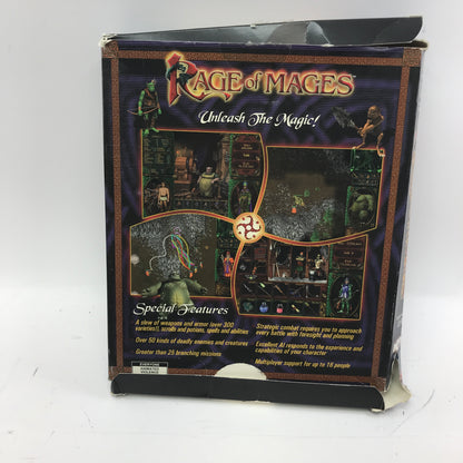 Rage of Mages (PC, 1997) w/ Original Big Box and Manual, CIB