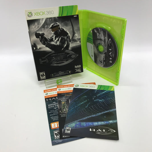 Halo: Combat Evolved Anniversary (Xbox 360, 2011) CIB With Sleeve, Tested