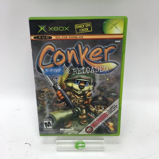 Conker Live and Reloaded (Microsoft Xbox, 2005) Complete in Original Box, CIB