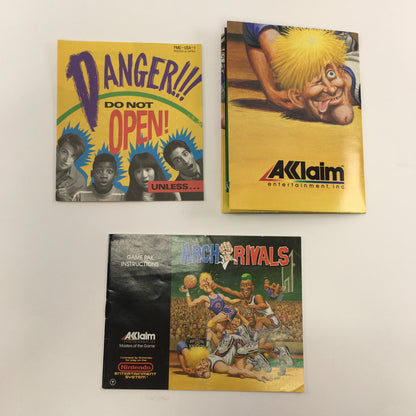 Arch Rivals (Nintendo NES, 1990) Tested CIB Original Box and Rare Poster