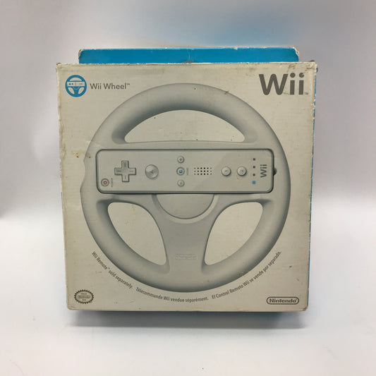 Nintendo Wii Wheel White in Original Box