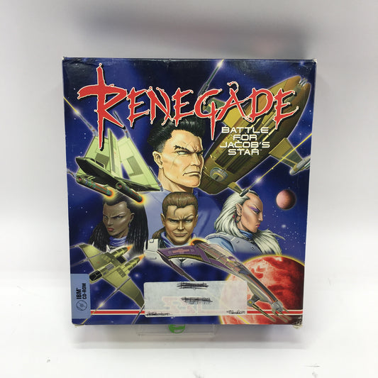 Renegade: Battle for Jacob's Star (PC, 1993) Complete in Original Box, CIB
