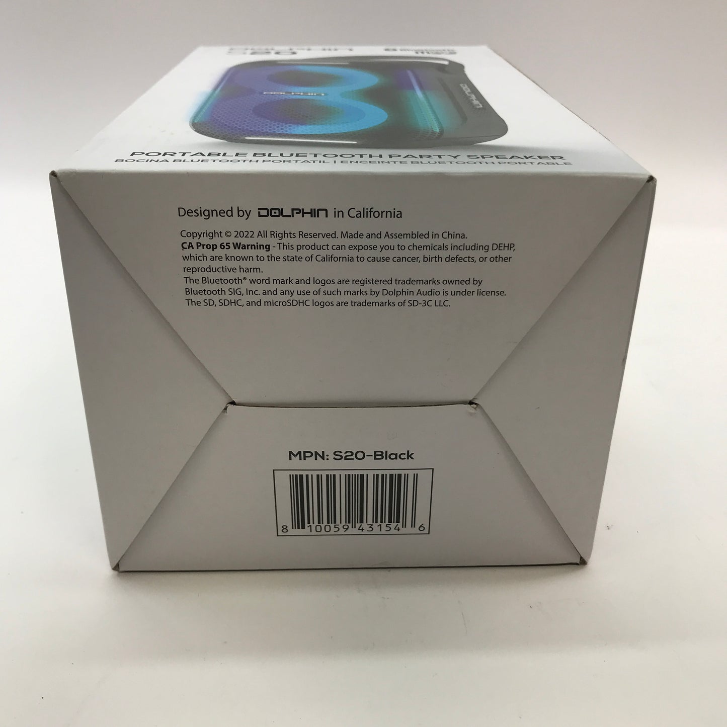 Dolphin S20 Bluetooth Mini Party Speaker Portable Bluetooth Party Speaker 