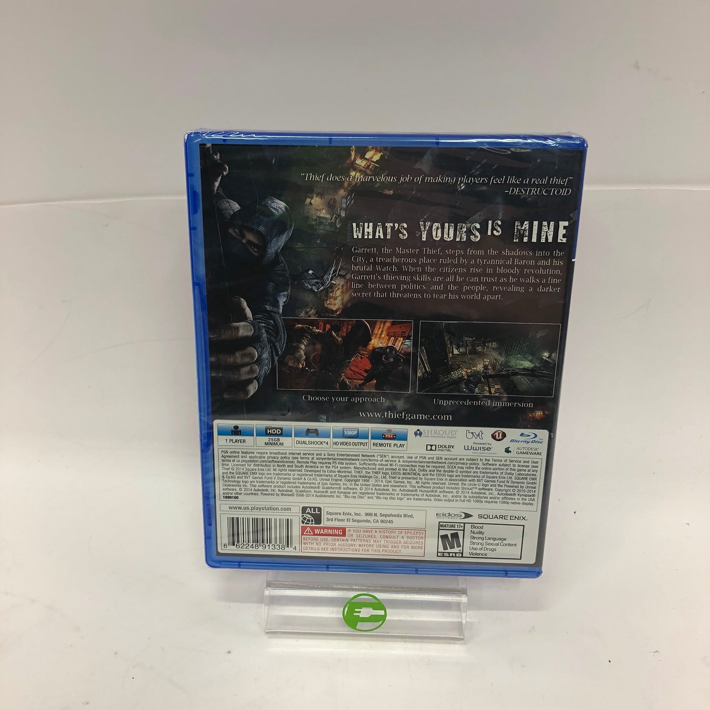 New Thief (Sony PlayStation 4 PS4, 2014) Factory Sealed