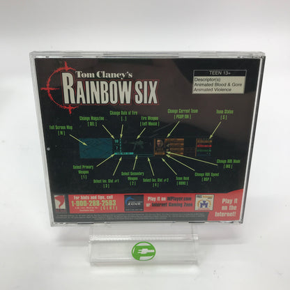 Tom Clancy's Rainbow Six (PC, 1998) CIB, Minty Disc, No Scratches
