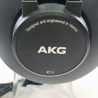 AKG K52 Professional Studio Headphone Black Tested and Working