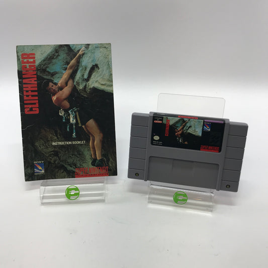 Cliffhanger (Super Nintendo SNES, 1993) Tested Works