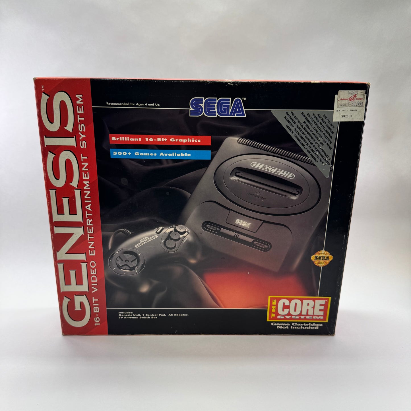 Sega Genesis Console Gaming System Black 1630