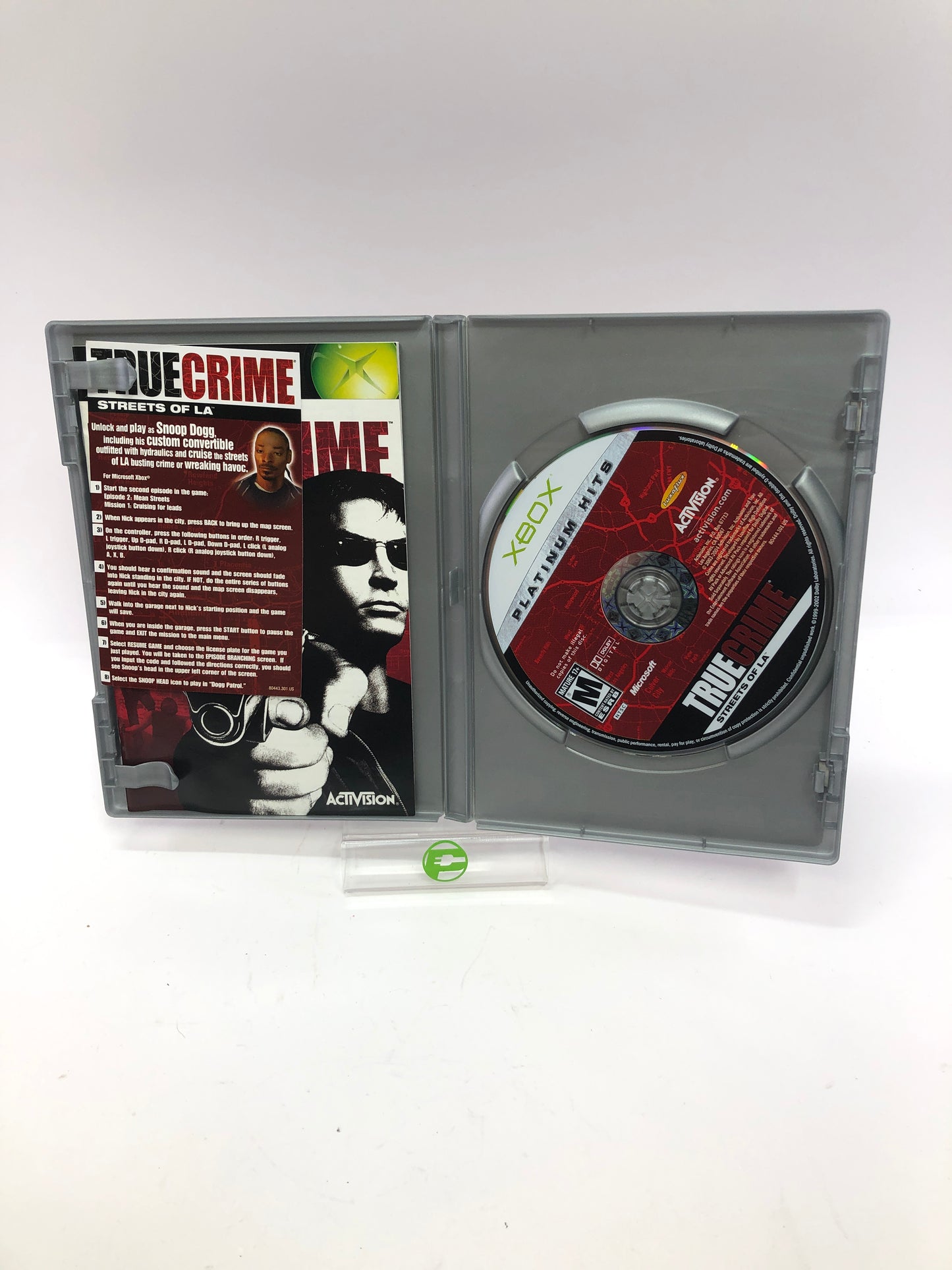 True Crime Streets of LA and BradyGames Strategy Guide Microsoft Original Xbox 