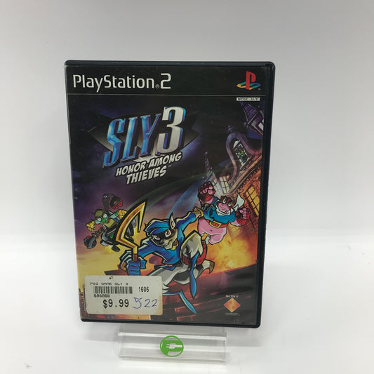 Sly 3 Honor Among Thieves (Sony PlayStation 2 PS2, 2005) No Manual