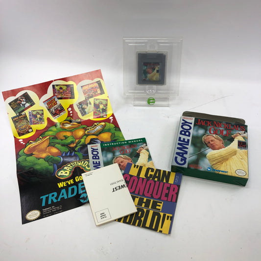 Jack Nicklaus Golf (Nintendo GameBoy, 1992) Complete in Original Box, CIB