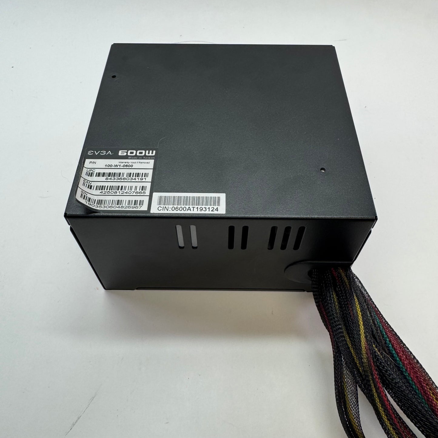 EVGA 600W 80 Plus 100-W1-0600 Non Modular Power Supply