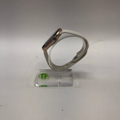Unlocked Apple Watch Series 10 46MM Rose Gold Aluminum Starlight Sport Band