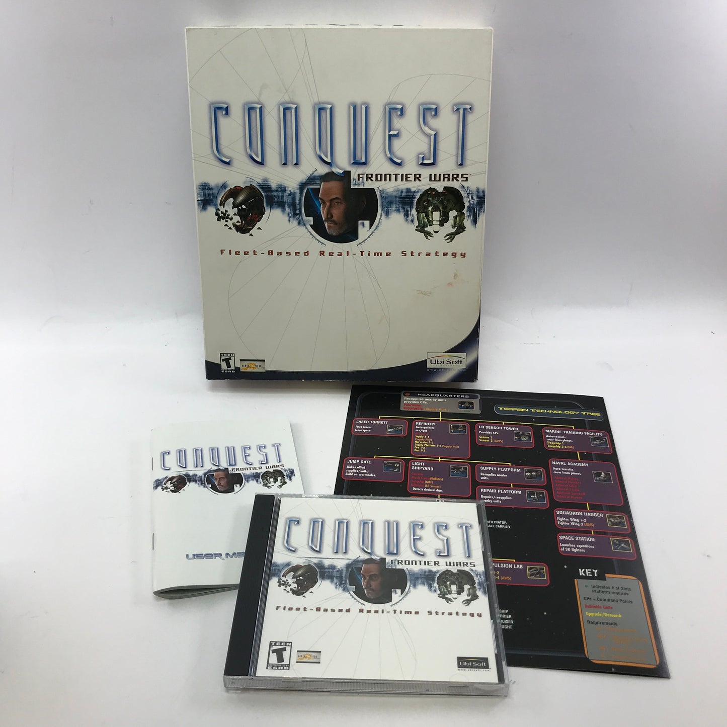 Conquest: Frontier Wars (PC, 2001) Complete in Original Box w Inserts CIB