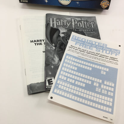 Harry Potter and the Sorcerer's Stone (PC 2001) Complete in Original Big Box CIB