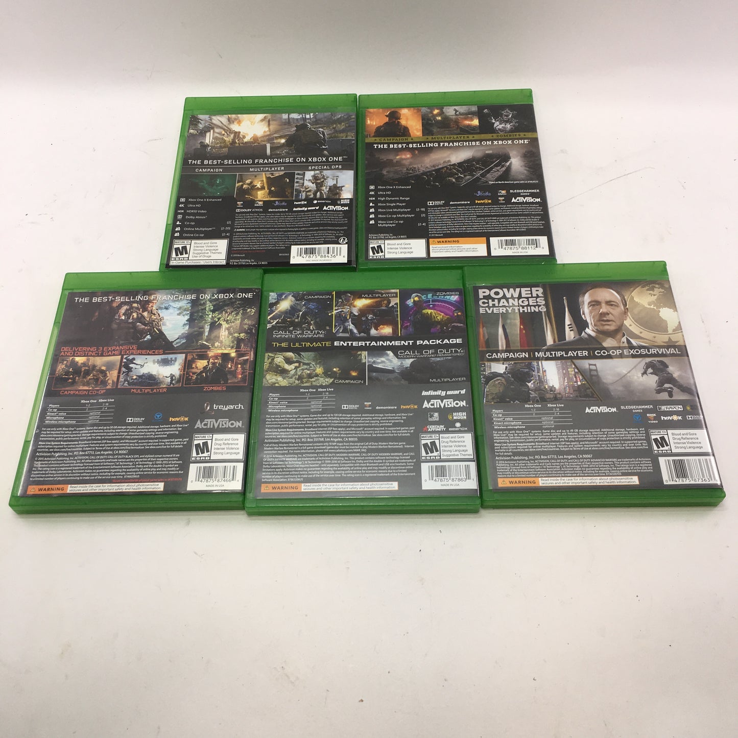 Lot of 19 Microsoft Xbox One Games [Call of Duty, Fallout 4, Far Cry 6 and More]