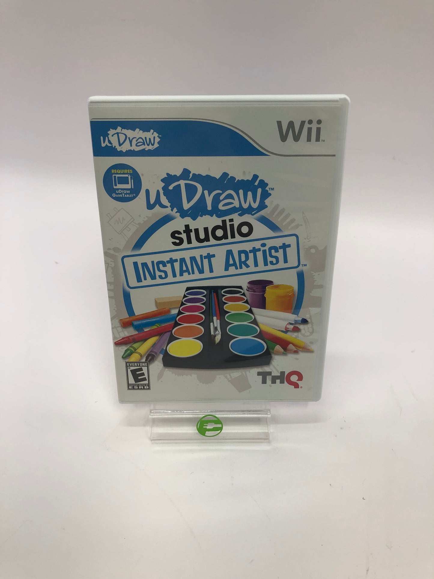 Nintendo Wii uDraw Tablet Black w 3 Games [Pictonary, andUDraw Studio Disc Only]