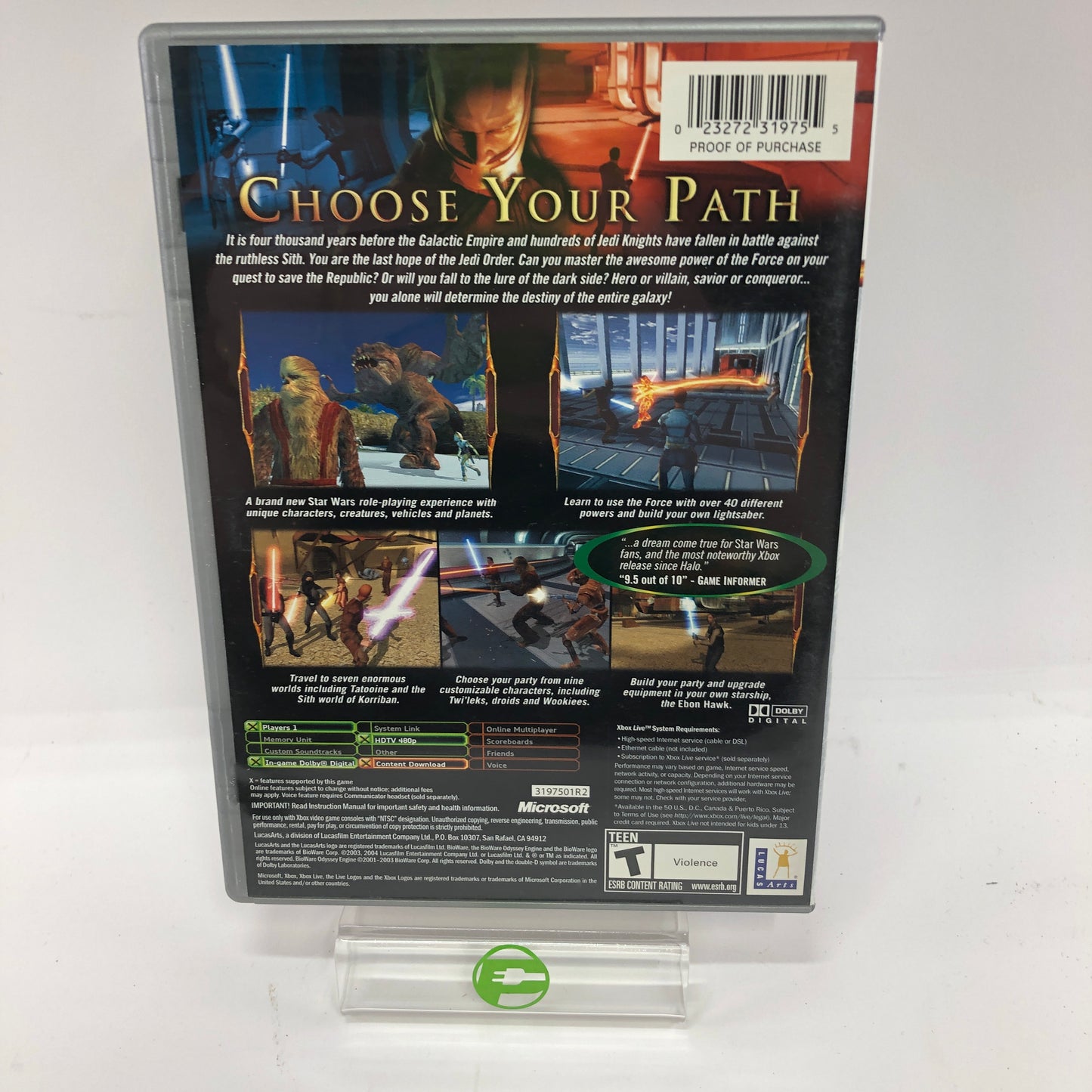 Star Wars Xbox Collection [Rep Commando, Knights I & II] Microsoft Original Xbox