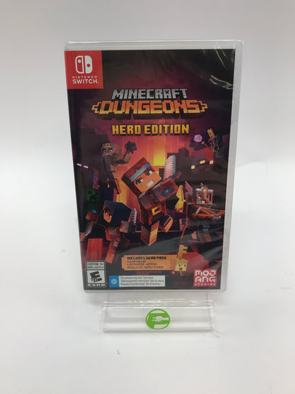 New Minecraft Dungeons [Hero Edition] (Nintendo Switch, 2020) Factory Sealed